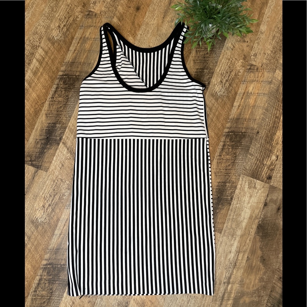 Rebecca Minkoff Brady Jersey Tank Dress Striped